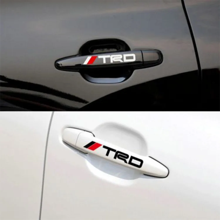 European And American Hot Models TRD Door Handle Car Stickers Black And White Wrist Reflective Stickers 4 packs Wiper Stickers
European And American Hot Models TRD Door Handle Car Stickers Black And White Wrist Reflective Stickers 4 packs Wiper Stickers