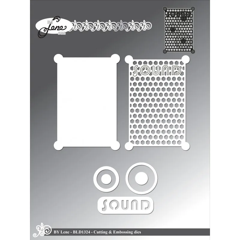 Sound Metal Cutting Dies for Scrapbooking Steel Craft Die Cut Embossing Paper Card Album
Sound Metal Cutting Dies for Scrapbooking Steel Craft Die Cut Embossing Paper Card Album