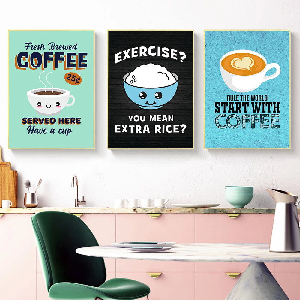 Ретро кухонный плакат и принт Кофе упражнения дополнительные риса холст картины забавные Винтаж настенные картины для Гостиная домашний д...
Ретро кухонный плакат и принт Кофе упражнения дополнительные риса холст картины забавные Винтаж настенные картины для Гостиная домашний д...