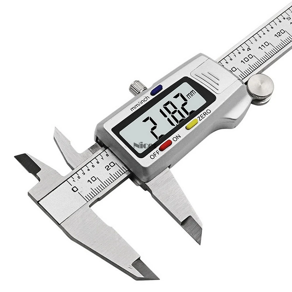 Digital Caliper Stainless Steel Electronic Digital Vernier Caliper 6 "150mm Metal Micrometer Measuring Tool
Digital Caliper Stainless Steel Electronic Digital Vernier Caliper 6 "150mm Metal Micrometer Measuring Tool