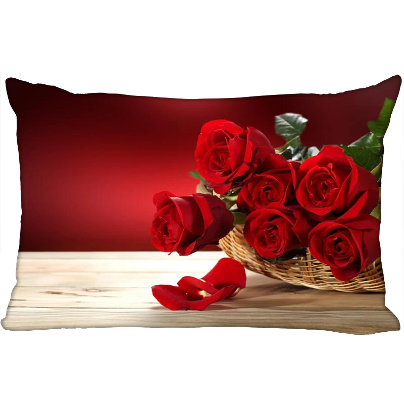 New Custom Rose Printing pillowcover Two sides Standard Satin Silk Soft Rectangle Pillowcases zipper More size 
New Custom Rose Printing pillowcover Two sides Standard Satin Silk Soft Rectangle Pillowcases zipper More size