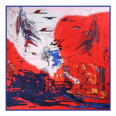 100*100cm Twill Weave Silk Silk Scarf Printing House Large Square Scarf Female All-match Shawl
100*100cm Twill Weave Silk Silk Scarf Printing House Large Square Scarf Female All-match Shawl