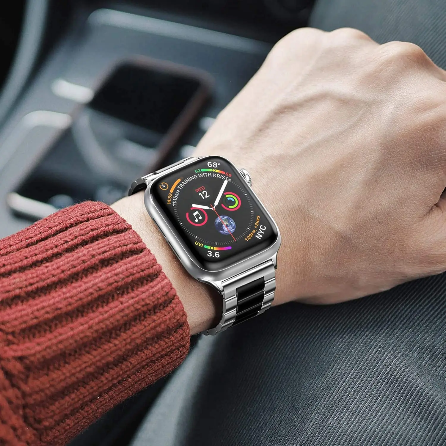 Stainless Steel Watchband For Apple Watch Band 42mm 38mm Metal Bracelet Strap For Apple watch 5 6 Band 40mm 44mm Luxury iWatch
Stainless Steel Watchband For Apple Watch Band 42mm 38mm Metal Bracelet Strap For Apple watch 5 6 Band 40mm 44mm Luxury iWatch
