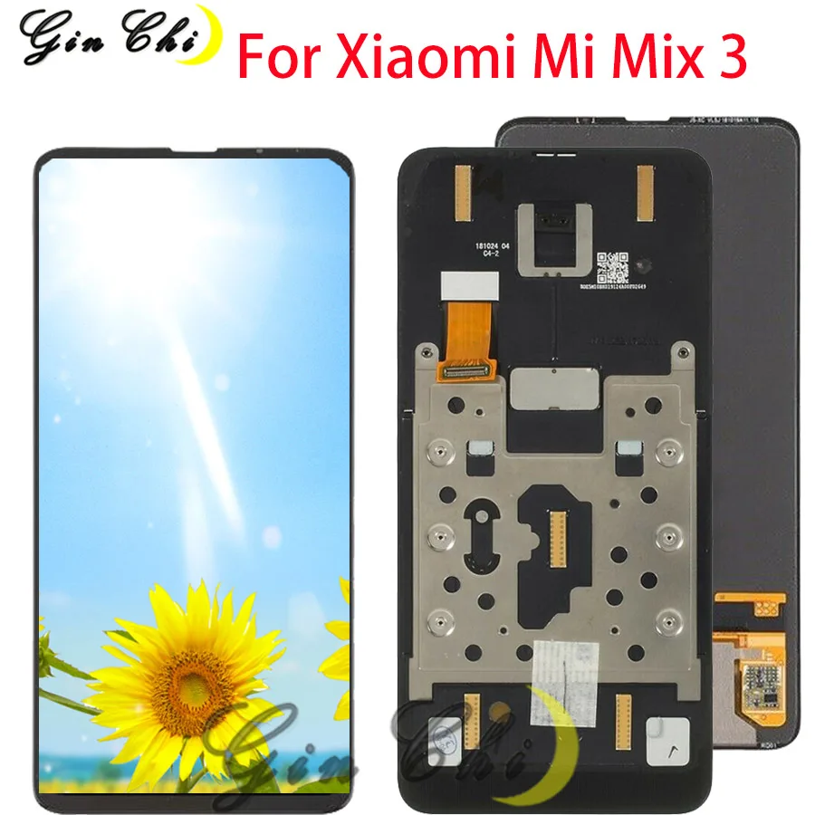 Оригинальный Новый ЖК дисплей для Xiaomi Mi Mix3 сменный сенсорный экран 6 4 дюйма Mix 3 с