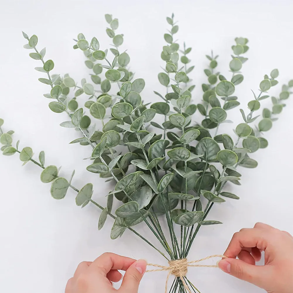 Artificial Plant Eucalyptus Leaves Plastic Branch Retro Green Silk Eucalyptus Leaf For Home Decor Wedding Plants DIY Decoration
Artificial Plant Eucalyptus Leaves Plastic Branch Retro Green Silk Eucalyptus Leaf For Home Decor Wedding Plants DIY Decoration