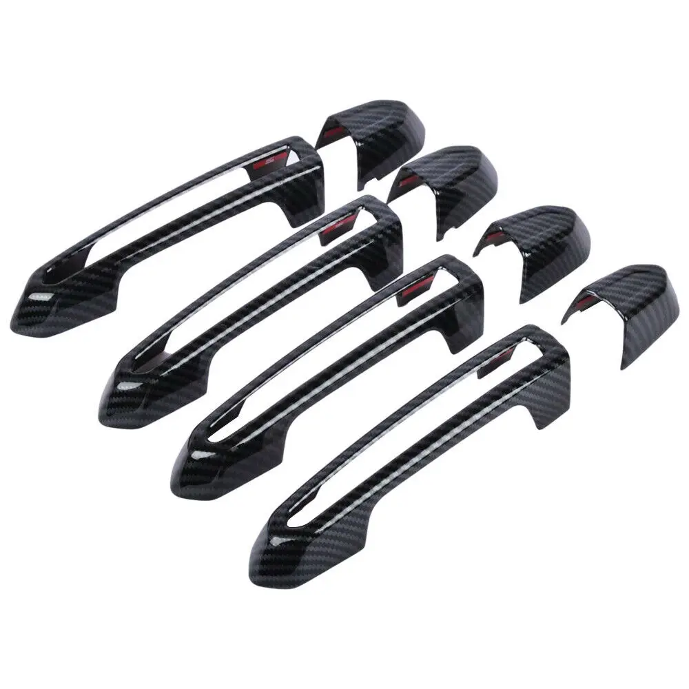 4Pcs Brand New Side Door Handles Cover Trim Carbon Fiber Grain ABS Plastic Made Fit For Cadillac ATS XTS CT6 XT4 XT5
4Pcs Brand New Side Door Handles Cover Trim Carbon Fiber Grain ABS Plastic Made Fit For Cadillac ATS XTS CT6 XT4 XT5