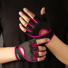 Sports half-finger gloves outdoor cycling dumbbells fitness weightlifting non-slip breathable mesh Velcro gloves