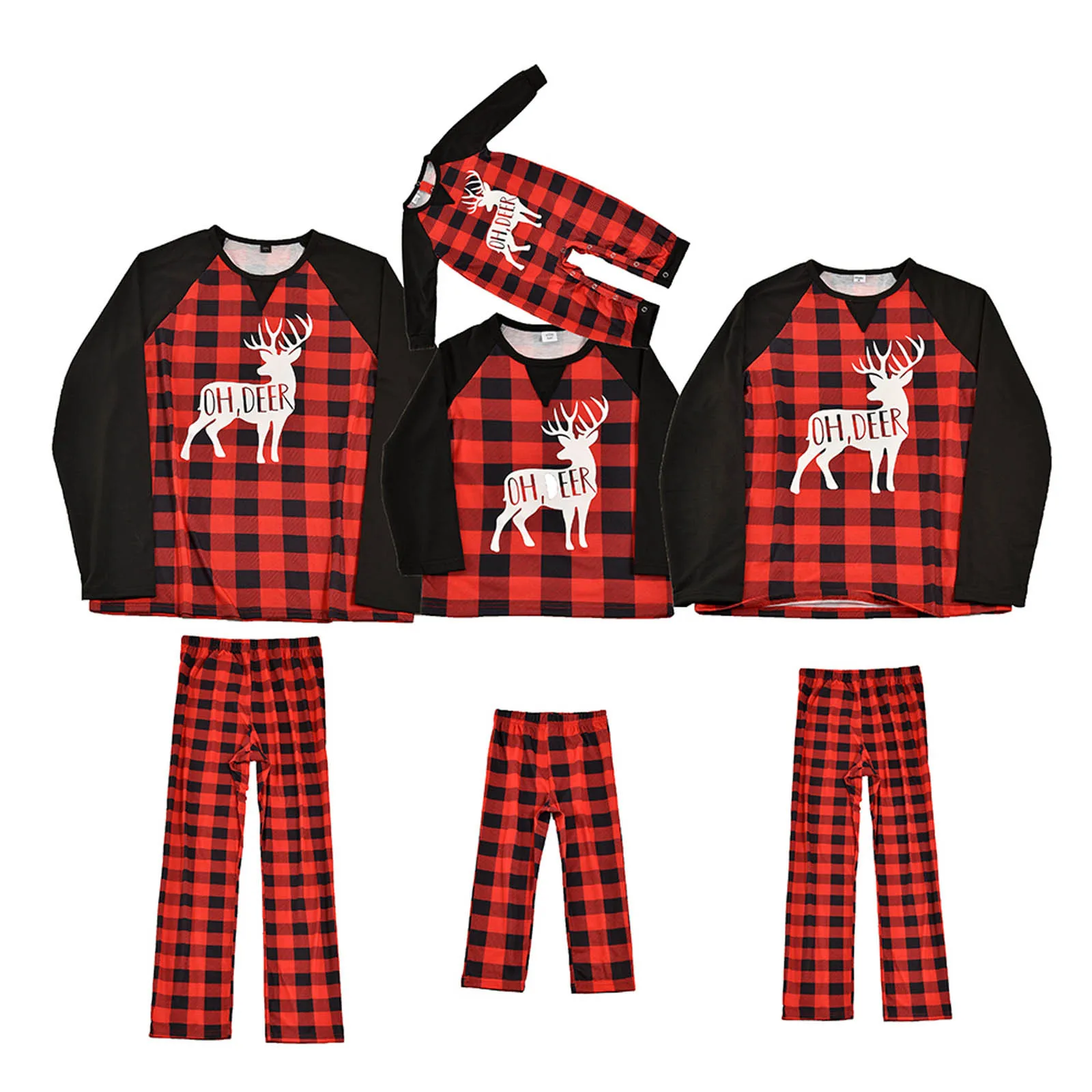 New Cute Fashion Christmas Plaid Family European And American Pajamas Parent-child Suit Family Matching Outfits Pijama Familia
New Cute Fashion Christmas Plaid Family European And American Pajamas Parent-child Suit Family Matching Outfits Pijama Familia