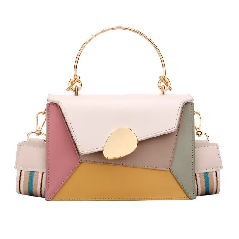 Contrast Color PU Leather Crossbody Bags For Women 2020 Chain Handbags with Metal Handle Shoulder Simple Bag Small Totes
Contrast Color PU Leather Crossbody Bags For Women 2020 Chain Handbags with Metal Handle Shoulder Simple Bag Small Totes