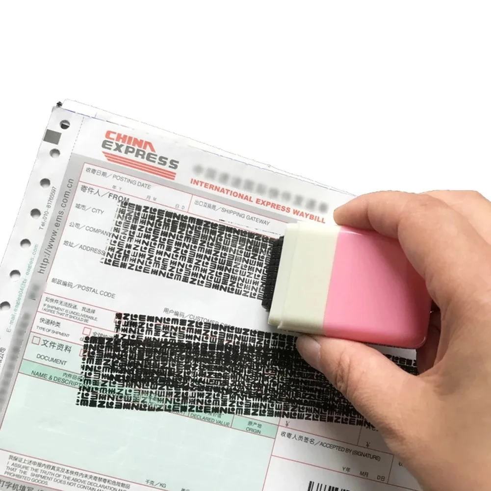 Security Stamp Roller Privacy Seal Roller Type Cover Eliminator Self-Inking Identity Theft Protection Roller Stamp
Security Stamp Roller Privacy Seal Roller Type Cover Eliminator Self-Inking Identity Theft Protection Roller Stamp