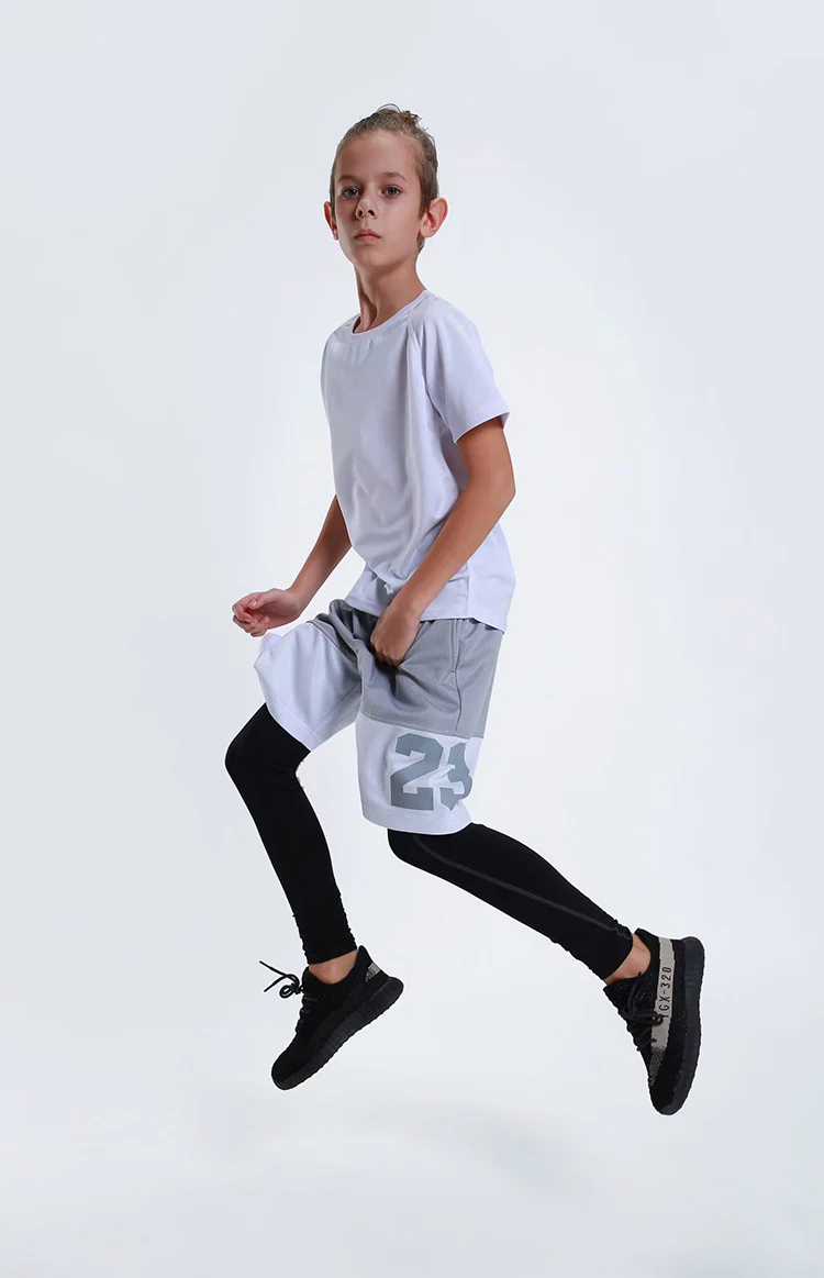 Sport Child Basketball shorts sets Sports Gym QUICK-DRY Workout Compression Running shorts Fitness kids training Tight Suit
Sport Child Basketball shorts sets Sports Gym QUICK-DRY Workout Compression Running shorts Fitness kids training Tight Suit
