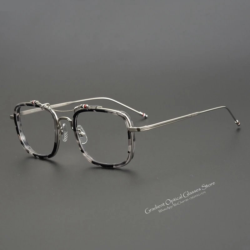 Japan retro handmade eyewear titanium square optical vintage glasses frame for men and women myopia prescription reading glasses
Japan retro handmade eyewear titanium square optical vintage glasses frame for men and women myopia prescription reading glasses