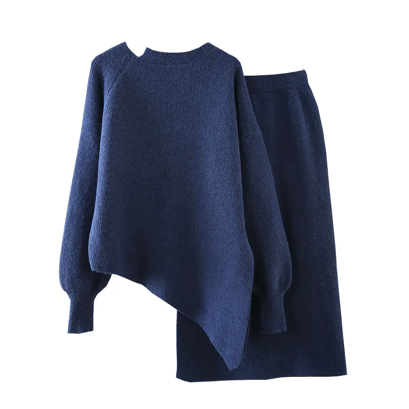 Irregular Style elegant Ladies Loose design spring sweaters set real wool cashmere female sweaters + skirts T425
Irregular Style elegant Ladies Loose design spring sweaters set real wool cashmere female sweaters + skirts T425