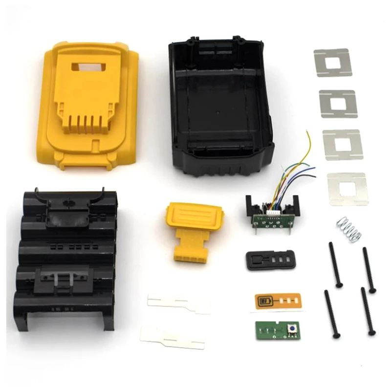 DCB200 Li-Ion Battery Plastic Case PCB Charging Protection Circuit Board Shell For Dewalt 18V 20V DCB183 Li-Ion Battery
DCB200 Li-Ion Battery Plastic Case PCB Charging Protection Circuit Board Shell For Dewalt 18V 20V DCB183 Li-Ion Battery