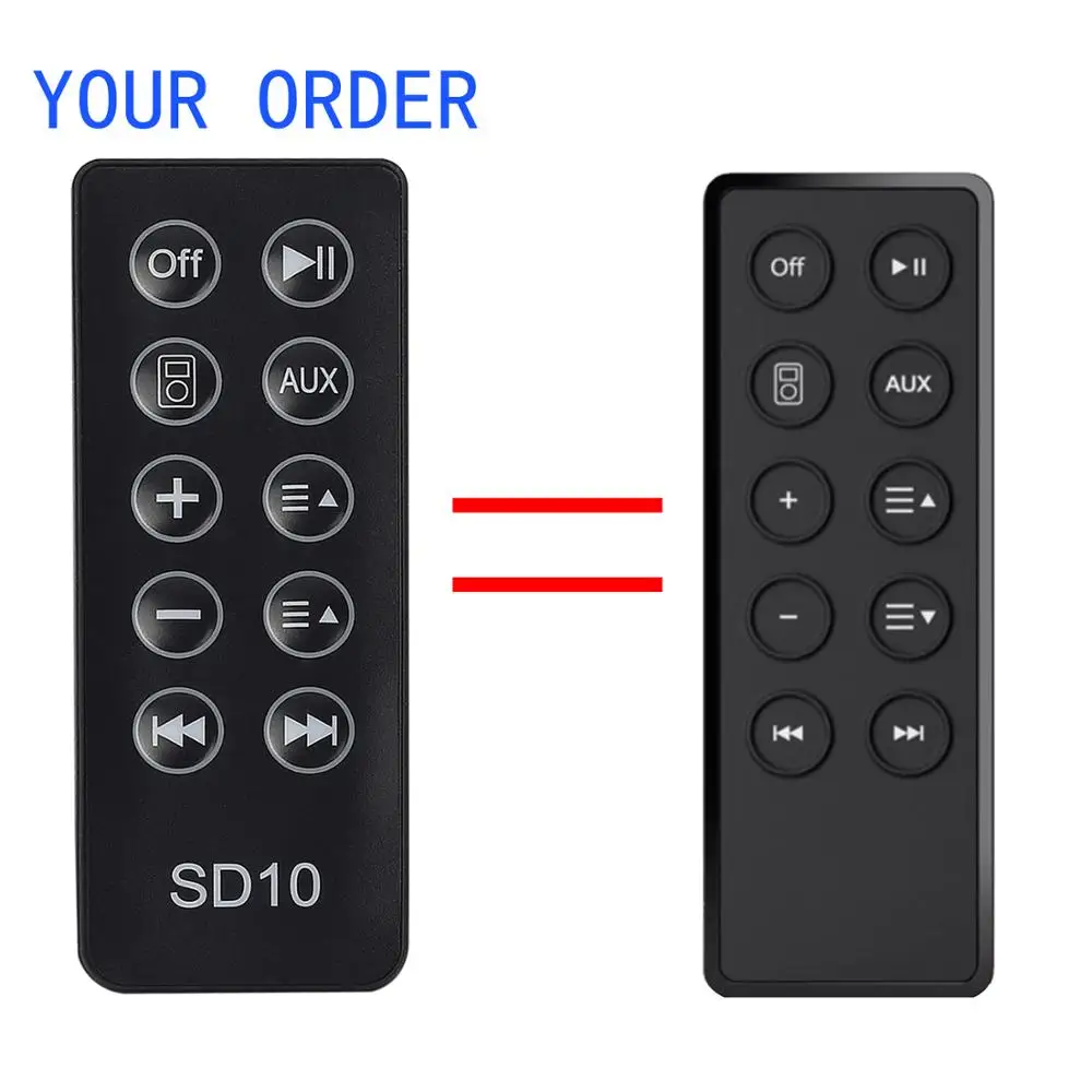 Replacement Remote Control For Bose Sounddock 10 SD10 Bluetooth-Compatible Speaker Music System Audio Controller
Replacement Remote Control For Bose Sounddock 10 SD10 Bluetooth-Compatible Speaker Music System Audio Controller