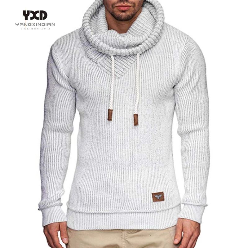 New Brand Men clothes Man Pullover Sweater Men Casual Mans Sweaters Jumper Man Solid Thick Warm Stacker collar Knitted Sweater 
New Brand Men clothes Man Pullover Sweater Men Casual Mans Sweaters Jumper Man Solid Thick Warm Stacker collar Knitted Sweater