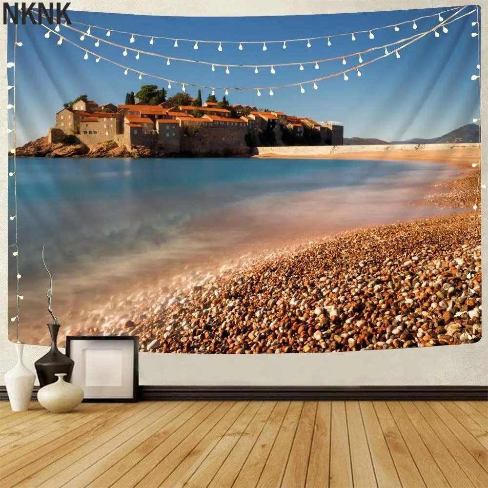 NKNK Brand Beach Tapiz Houses Wall Tapestry Mountains Tapestries Landscape Tenture Mandala Decor Mandala Premium Polyester New
NKNK Brand Beach Tapiz Houses Wall Tapestry Mountains Tapestries Landscape Tenture Mandala Decor Mandala Premium Polyester New