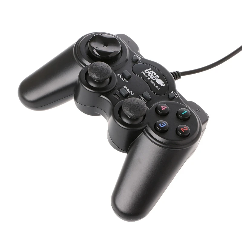 USB 2.0 Gamepad Gaming Joystick Wired Game Controller For PC Computer Laptop 45BA
USB 2.0 Gamepad Gaming Joystick Wired Game Controller For PC Computer Laptop 45BA