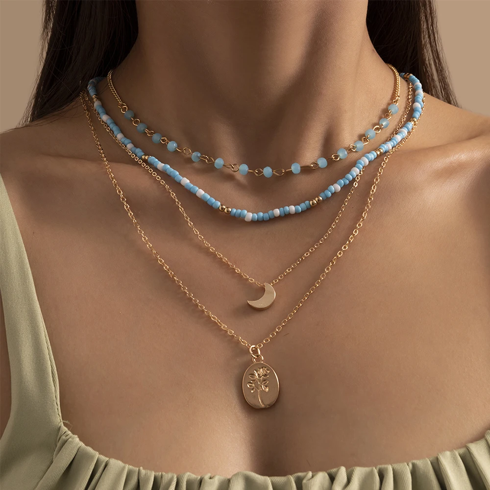 Lacteo Bohemian Candy Rainbow Colorful Clavicle Chain Choker Necklace For Women Hip Hop Moon Rose Carved Coin Pendant Necklace
Lacteo Bohemian Candy Rainbow Colorful Clavicle Chain Choker Necklace For Women Hip Hop Moon Rose Carved Coin Pendant Necklace