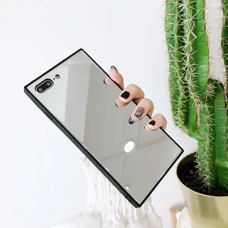 Simple Make Up Square Mirror Girl Phone Case For iPhone 12 Mini 11 Pro Max XR XS Max 7 8 6S Plus Soft TPU Shockproof Phone Cover
Simple Make Up Square Mirror Girl Phone Case For iPhone 12 Mini 11 Pro Max XR XS Max 7 8 6S Plus Soft TPU Shockproof Phone Cover