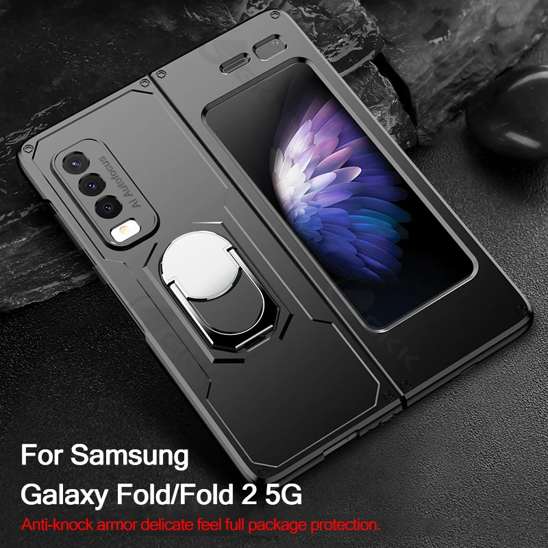 For Samsung Galaxy Z Fold 2 5G Case Armor Finger Ring Stand shockproof Heavy Protection Hard Cover Case For Samsung Z Fold 2 5G
For Samsung Galaxy Z Fold 2 5G Case Armor Finger Ring Stand shockproof Heavy Protection Hard Cover Case For Samsung Z Fold 2 5G