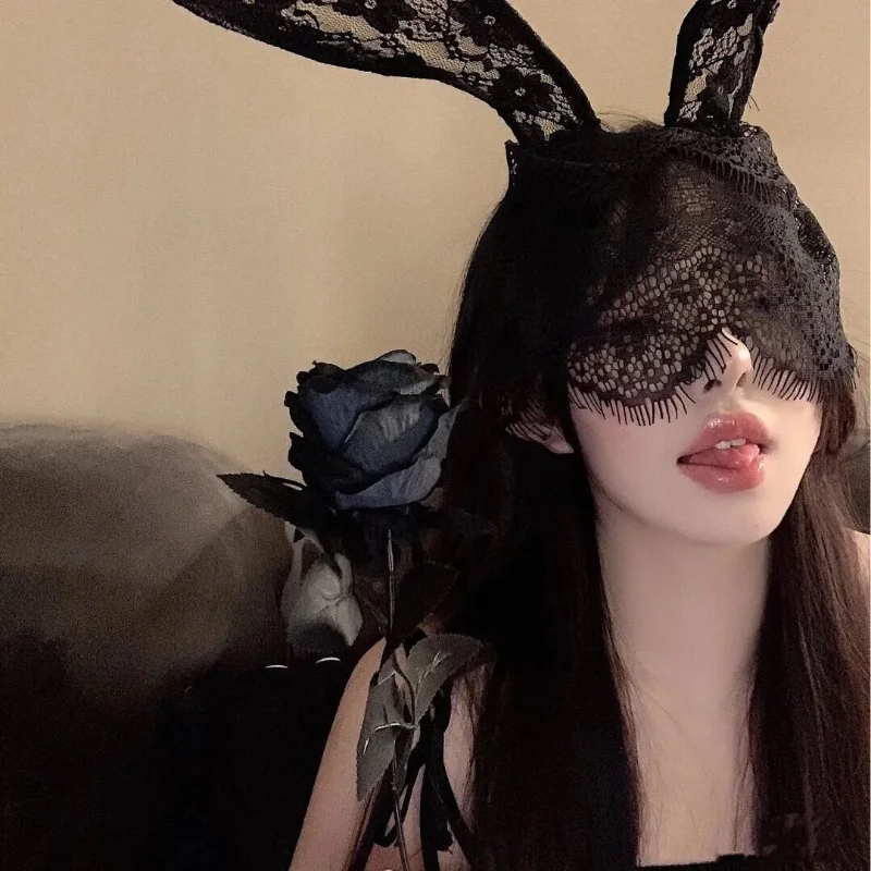 Sexy Lace Rabbit Ear Hair Hoop Halloween Hairpin Veil Festival Lovely Cat Ear Face Washing Headband Cosplay Party Mask Hair Hoop
Sexy Lace Rabbit Ear Hair Hoop Halloween Hairpin Veil Festival Lovely Cat Ear Face Washing Headband Cosplay Party Mask Hair Hoop
