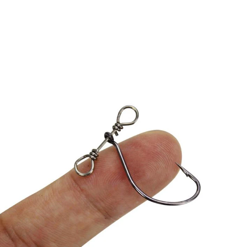 10pcs Single Crank Fishing Hook High Carbon Steel Sharped Fishhooks for Soft Lure Bass with Balance Comes Balance Single Hook
10pcs Single Crank Fishing Hook High Carbon Steel Sharped Fishhooks for Soft Lure Bass with Balance Comes Balance Single Hook