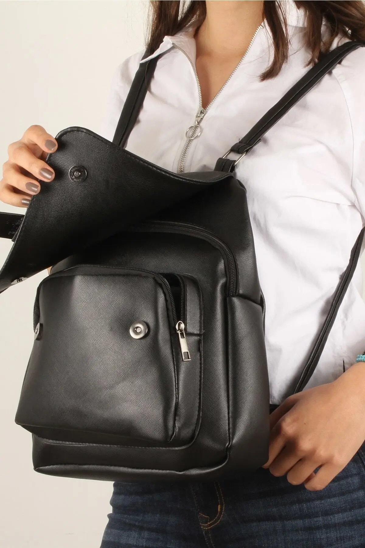 Women Black Backpack and Hand Bag Fashion Faux Leather Stylish Women's Black Backpack and Handbag Fashion Faux Leather Stylish
Women Black Backpack and Hand Bag Fashion Faux Leather Stylish Women's Black Backpack and Handbag Fashion Faux Leather Stylish
