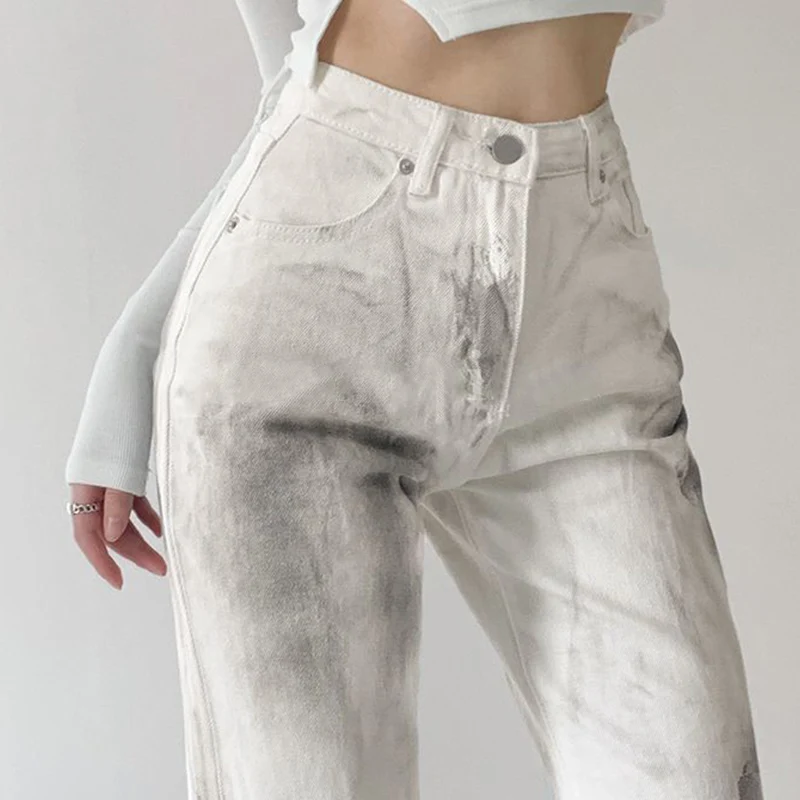 FAKUNTN Women's Jeans 2021 Summer New Harajuku Tie Dye Print Loose Fashion Wide Leg Long Pants Straight Baggy Denim Trouser
FAKUNTN Women's Jeans 2021 Summer New Harajuku Tie Dye Print Loose Fashion Wide Leg Long Pants Straight Baggy Denim Trouser