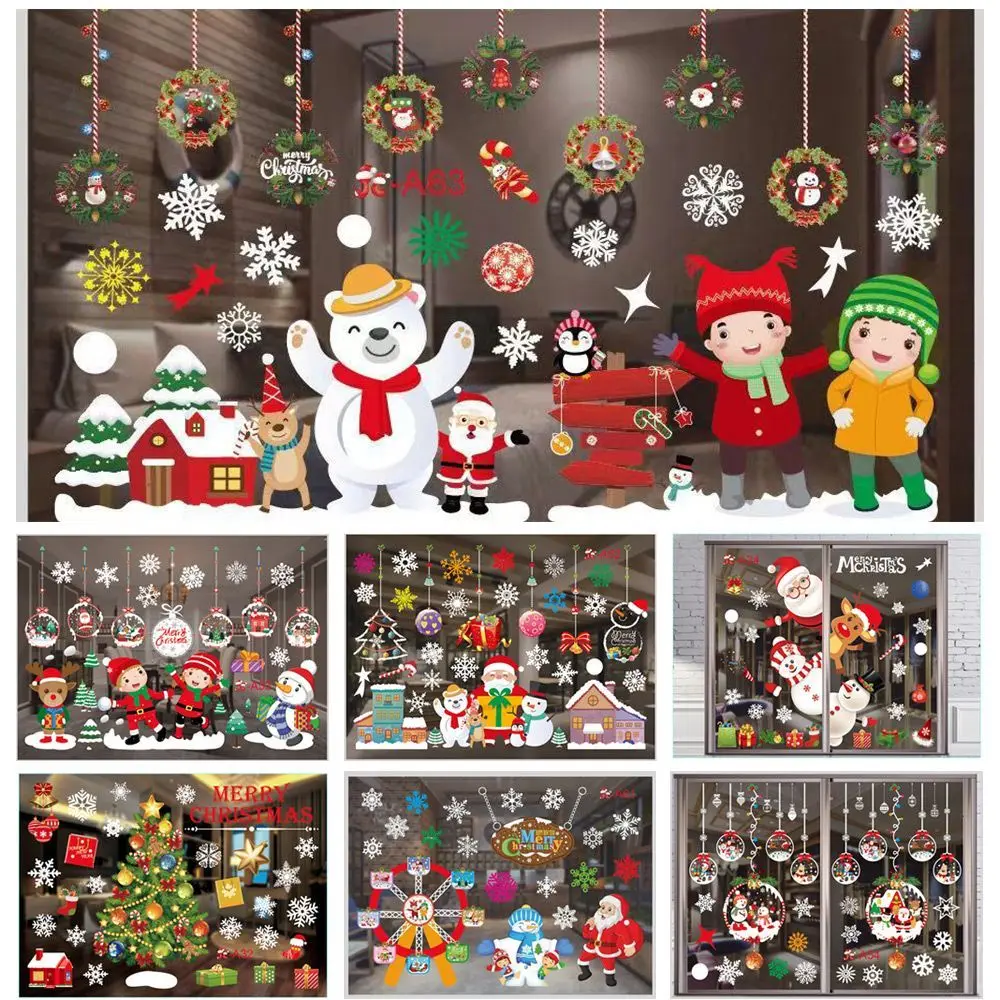 Creativity Removable Christmas Window Sticker Merry Christmas Static Stickers Festival Party Decor Supplies
Creativity Removable Christmas Window Sticker Merry Christmas Static Stickers Festival Party Decor Supplies
