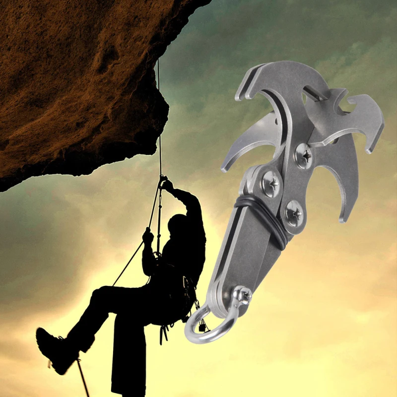 8.5*4.5 Folding Gravity Grab Hook Outdoorclimbing Rescue Claw Survival Mountaineering Hook Tool Multifunctional Stainless
8.5*4.5 Folding Gravity Grab Hook Outdoorclimbing Rescue Claw Survival Mountaineering Hook Tool Multifunctional Stainless