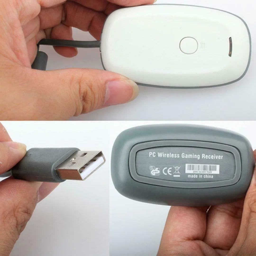 New Arrival 1pc USB Wireless Gaming Receiver Adapter For XBOX 360 PC Controller Windows Accessories |