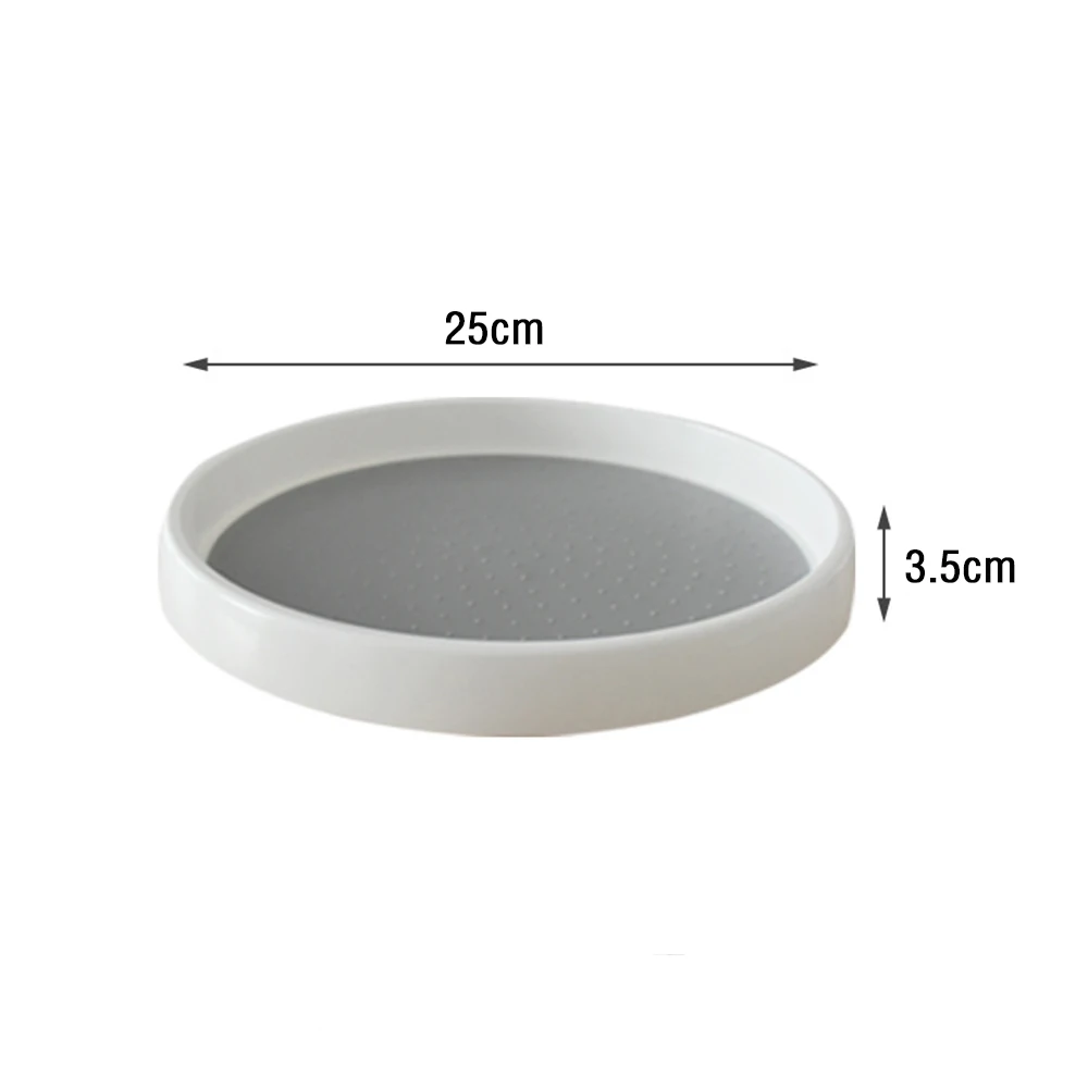 Kitchen Condiment Round 360 Degrees Rotating Storage Tray Convenient Rotating Spice Rack Non-slip Kitchen Organizer
Kitchen Condiment Round 360 Degrees Rotating Storage Tray Convenient Rotating Spice Rack Non-slip Kitchen Organizer
