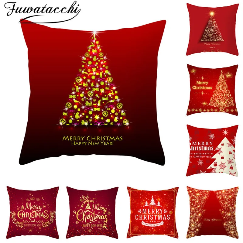 Fuwatacchi Red Pattern Cushion Cover Christmas Festival Style Pillow Cover Home Sofa Car Decorative Throw Pillowcase 45x45cm
Fuwatacchi Red Pattern Cushion Cover Christmas Festival Style Pillow Cover Home Sofa Car Decorative Throw Pillowcase 45x45cm