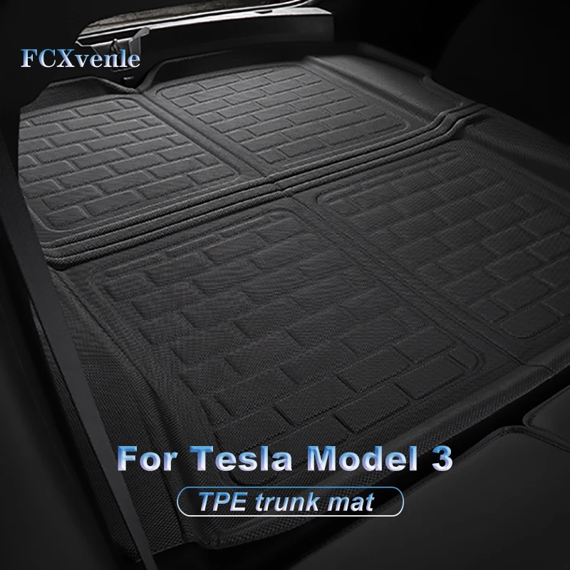Коврик для заднего багажника FCXvenle из ТПЭ для Tesla Model3 2020-2021, аксессуары для автомобиля, детали интерьера, водонепроницаемый грязеотталкивающ...
Коврик для заднего багажника FCXvenle из ТПЭ для Tesla Model3 2020-2021, аксессуары для автомобиля, детали интерьера, водонепроницаемый грязеотталкивающ...