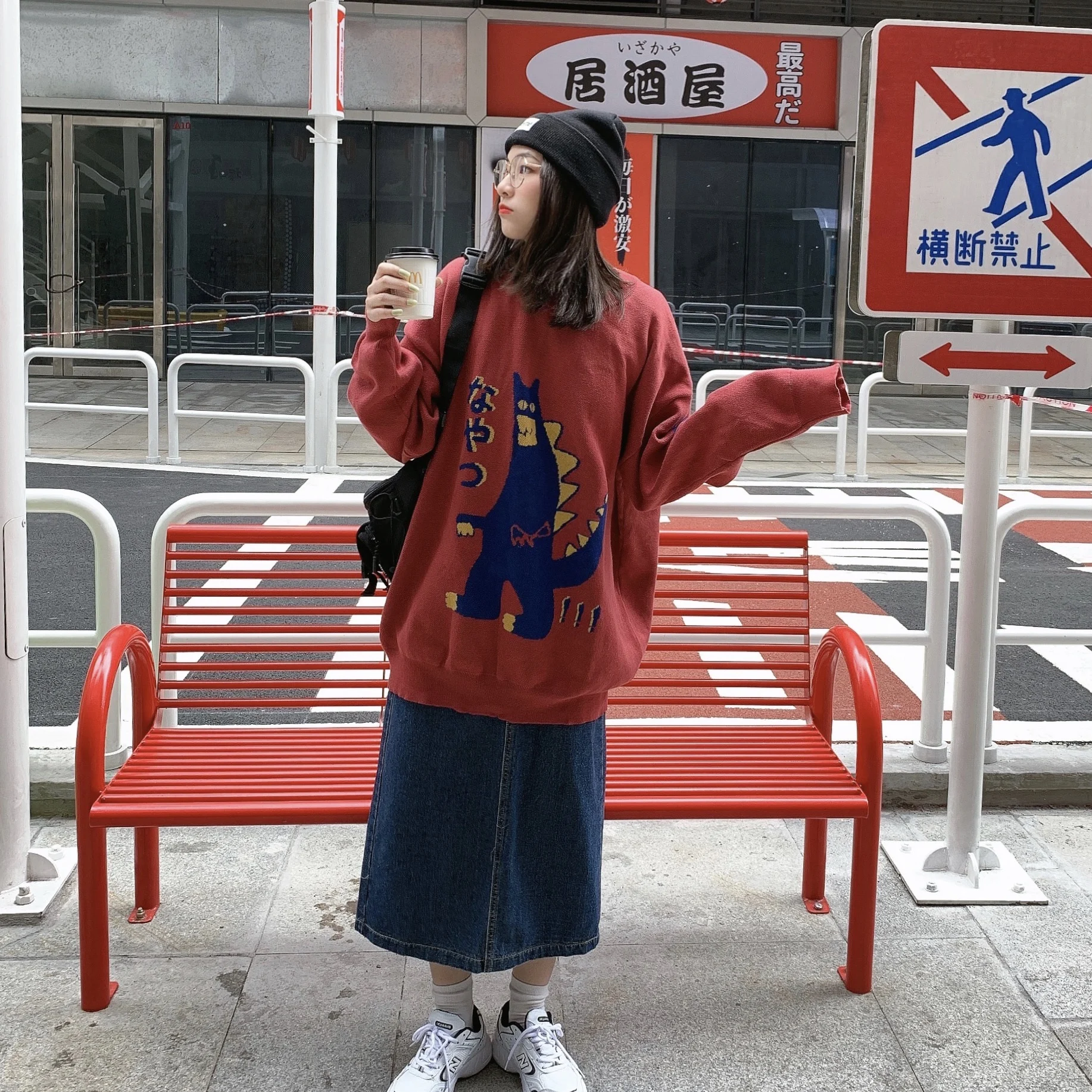 New Spring Cute Women Sweater Harajuku Kawaii Cartoons Monster Jumper Female Hip Hop Couple Models Vintage Red Knit Tops Mujer
New Spring Cute Women Sweater Harajuku Kawaii Cartoons Monster Jumper Female Hip Hop Couple Models Vintage Red Knit Tops Mujer