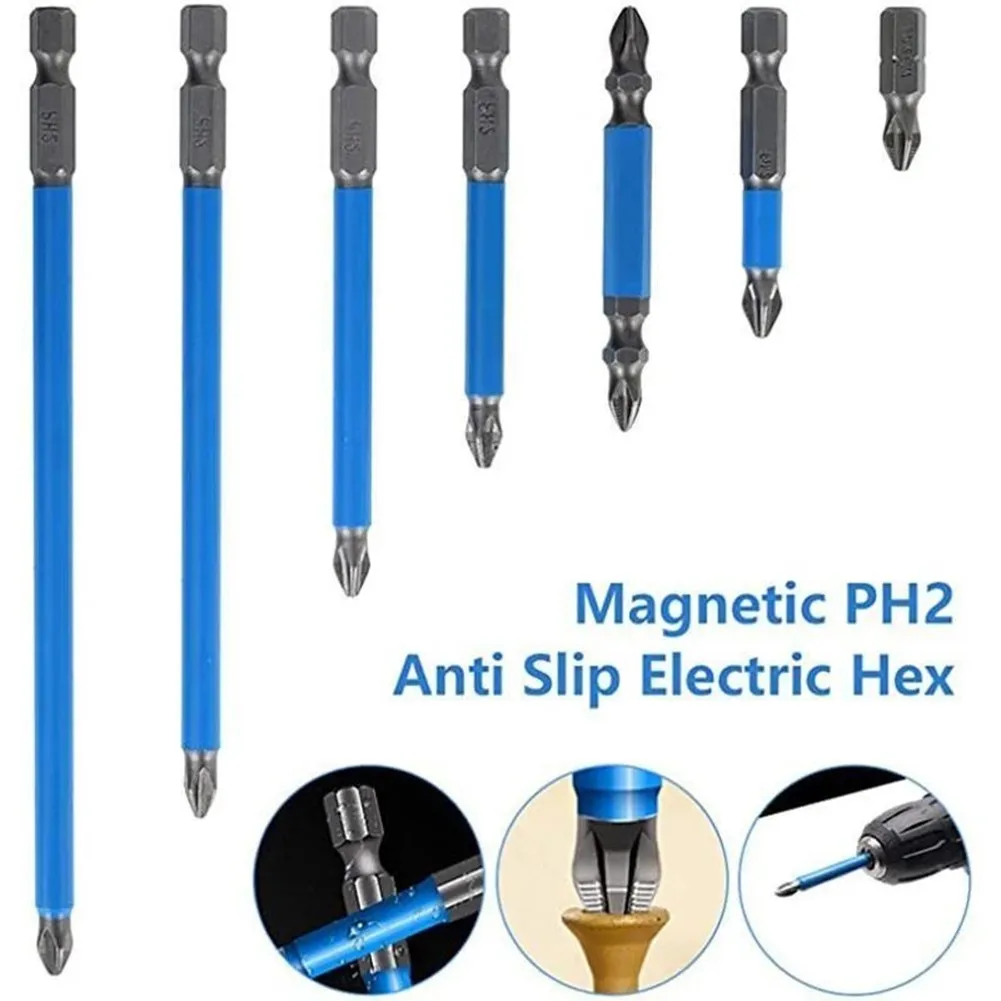 7Pcs Magnetic Anti-Slip Drill Bit PH2 Electric Screwdriver Bit Strong Magnetic Wind Batch Head Screwdriver Head Bits
7Pcs Magnetic Anti-Slip Drill Bit PH2 Electric Screwdriver Bit Strong Magnetic Wind Batch Head Screwdriver Head Bits