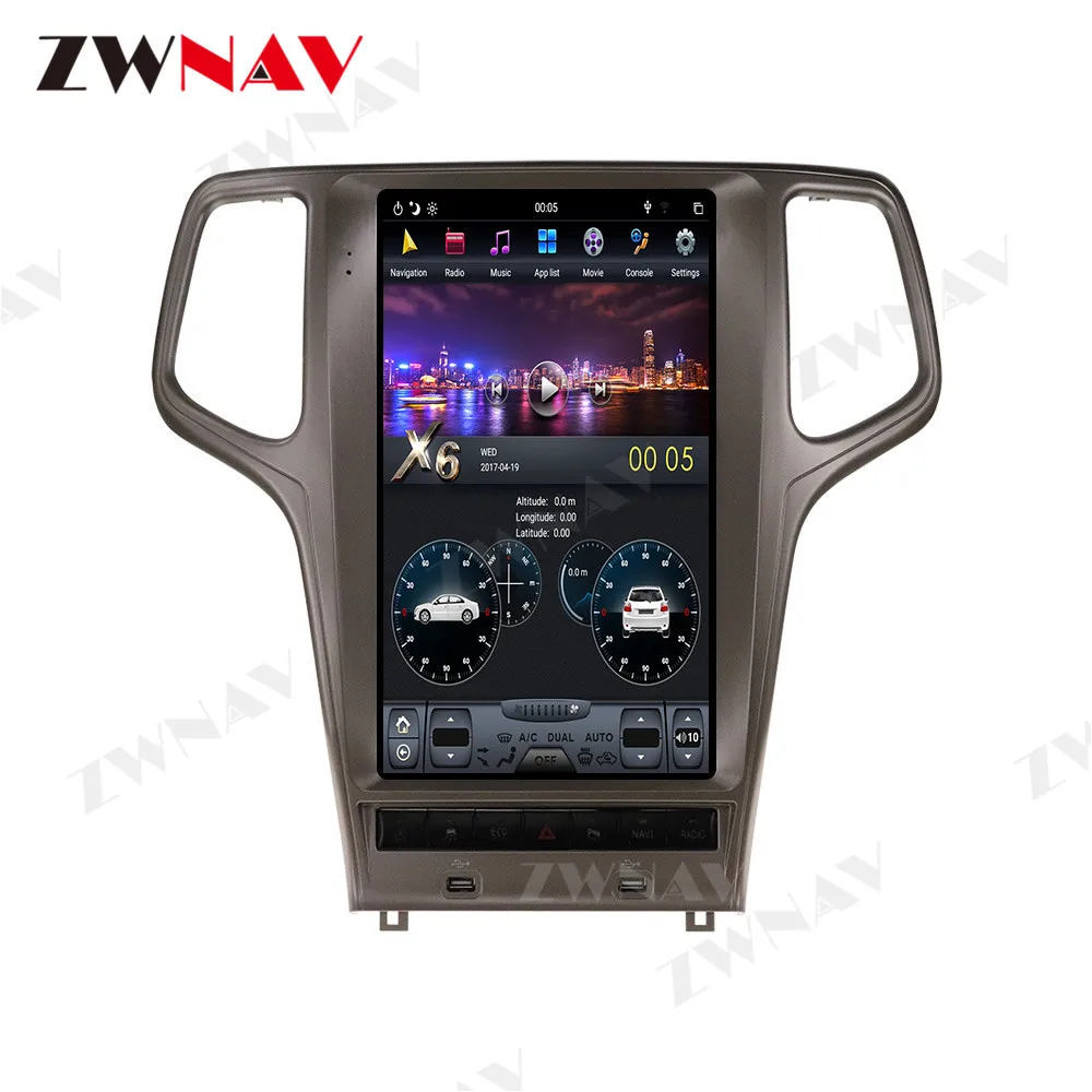 4+64 Tesla Style Big Screen Android 9.0 Car Multimedia Player For Jeep Grand Cherokee 2010-2019 GPS Audio Radio Stereo Head Unit
4+64 Tesla Style Big Screen Android 9.0 Car Multimedia Player For Jeep Grand Cherokee 2010-2019 GPS Audio Radio Stereo Head Unit