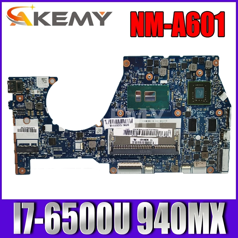 AKemy NM-A601 Материнская плата ноутбука для Lenovo YOGA 700-14ISK оригинальная материнская плата I7-6500U 940MX 5B20K41652
AKemy NM-A601 Материнская плата ноутбука для Lenovo YOGA 700-14ISK оригинальная материнская плата I7-6500U 940MX 5B20K41652