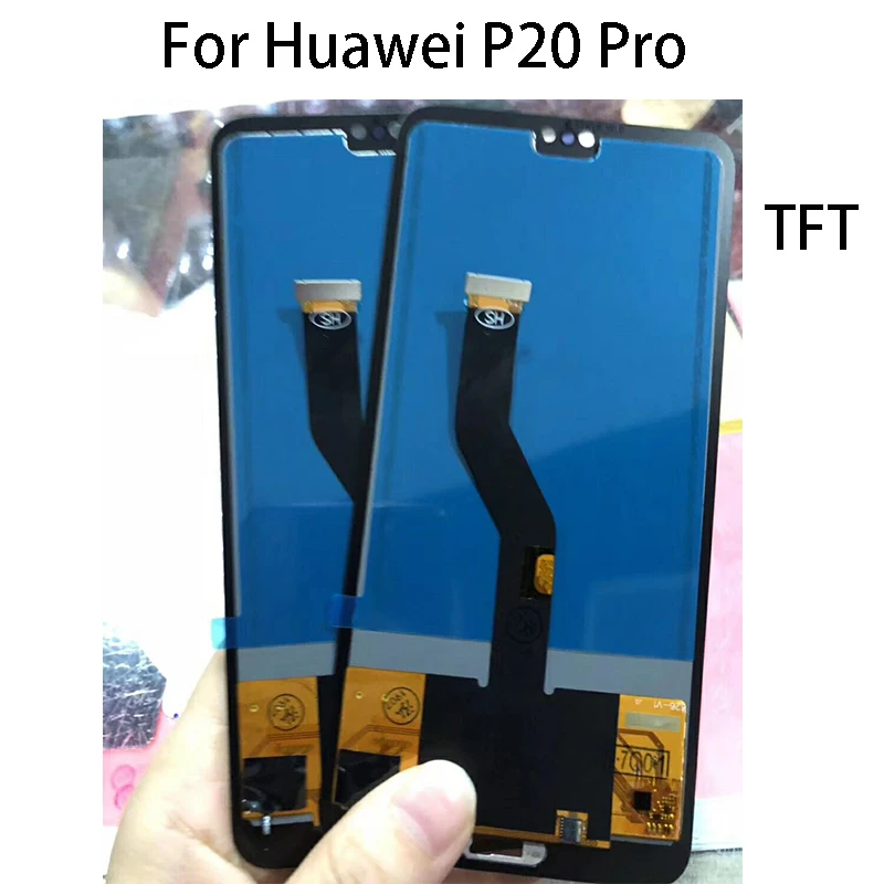 ЖК дисплей TFT для Huawei P20 Pro с сенсорным экраном и дигитайзером в сборе рамкой 6 1