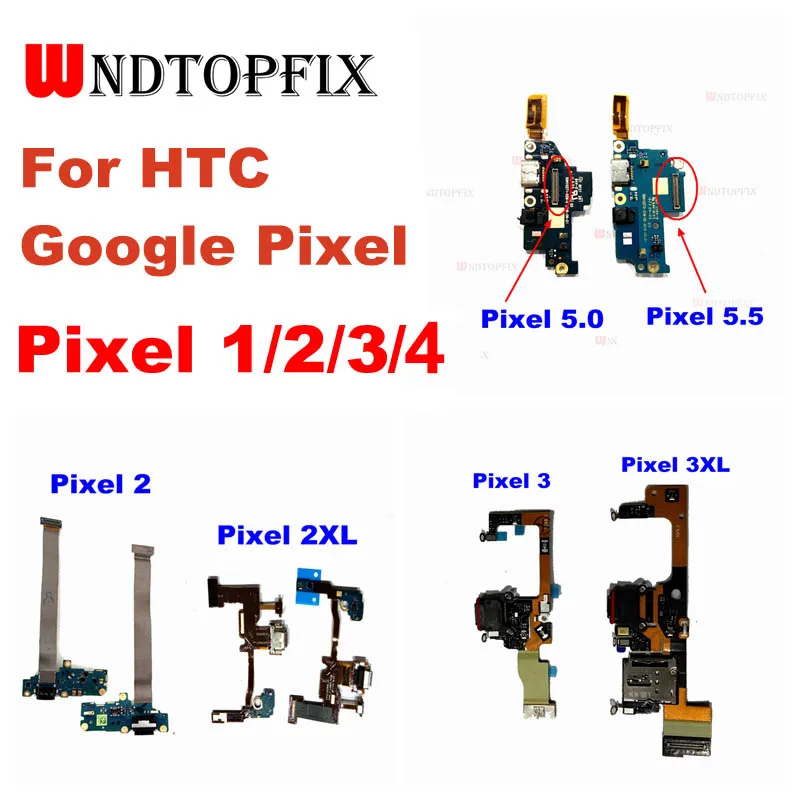 Для HTC Google Pixel 2 XL USB зарядный порт для 3 зарядное устройство Порт док станция
