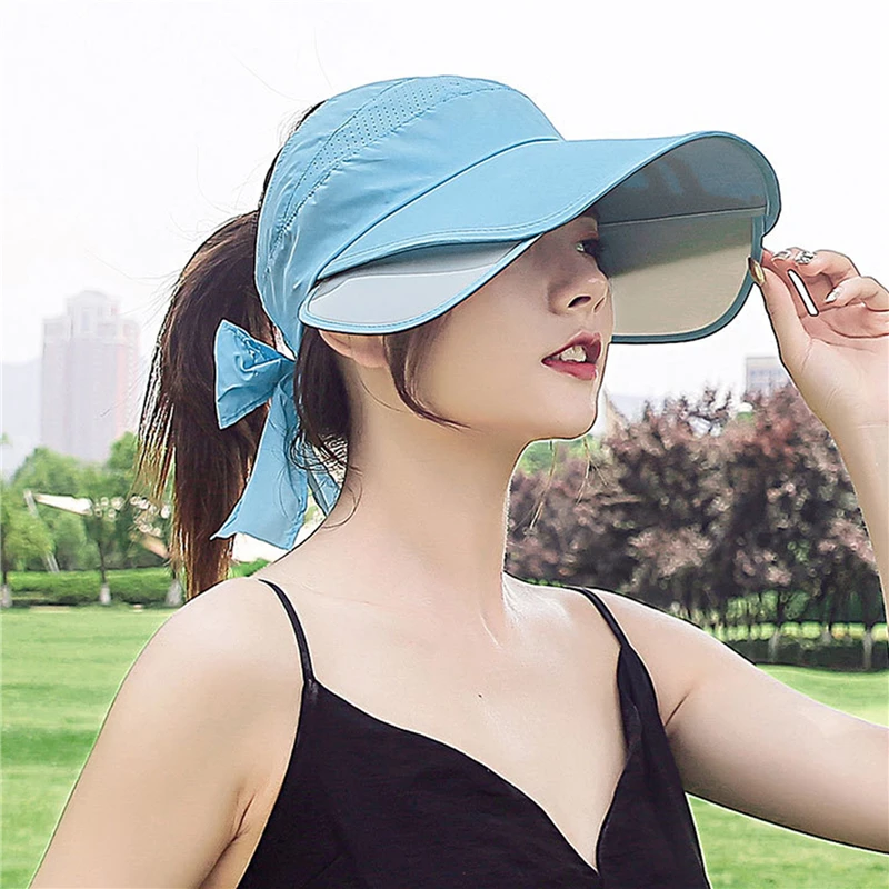 Sun Hats For women UV PROTECT Visor Baseball Cap Summer Topless Beach Hat Cycling Fishing Sun Shade Caps With Elastic
Sun Hats For women UV PROTECT Visor Baseball Cap Summer Topless Beach Hat Cycling Fishing Sun Shade Caps With Elastic