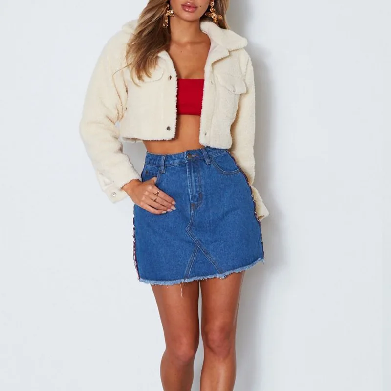 Autumn Winter Buttons Sexy Women Coats and Jackets Vogue Long Sleeve Slim Crop Top Women Pockets Casual Jacket Women
Autumn Winter Buttons Sexy Women Coats and Jackets Vogue Long Sleeve Slim Crop Top Women Pockets Casual Jacket Women
