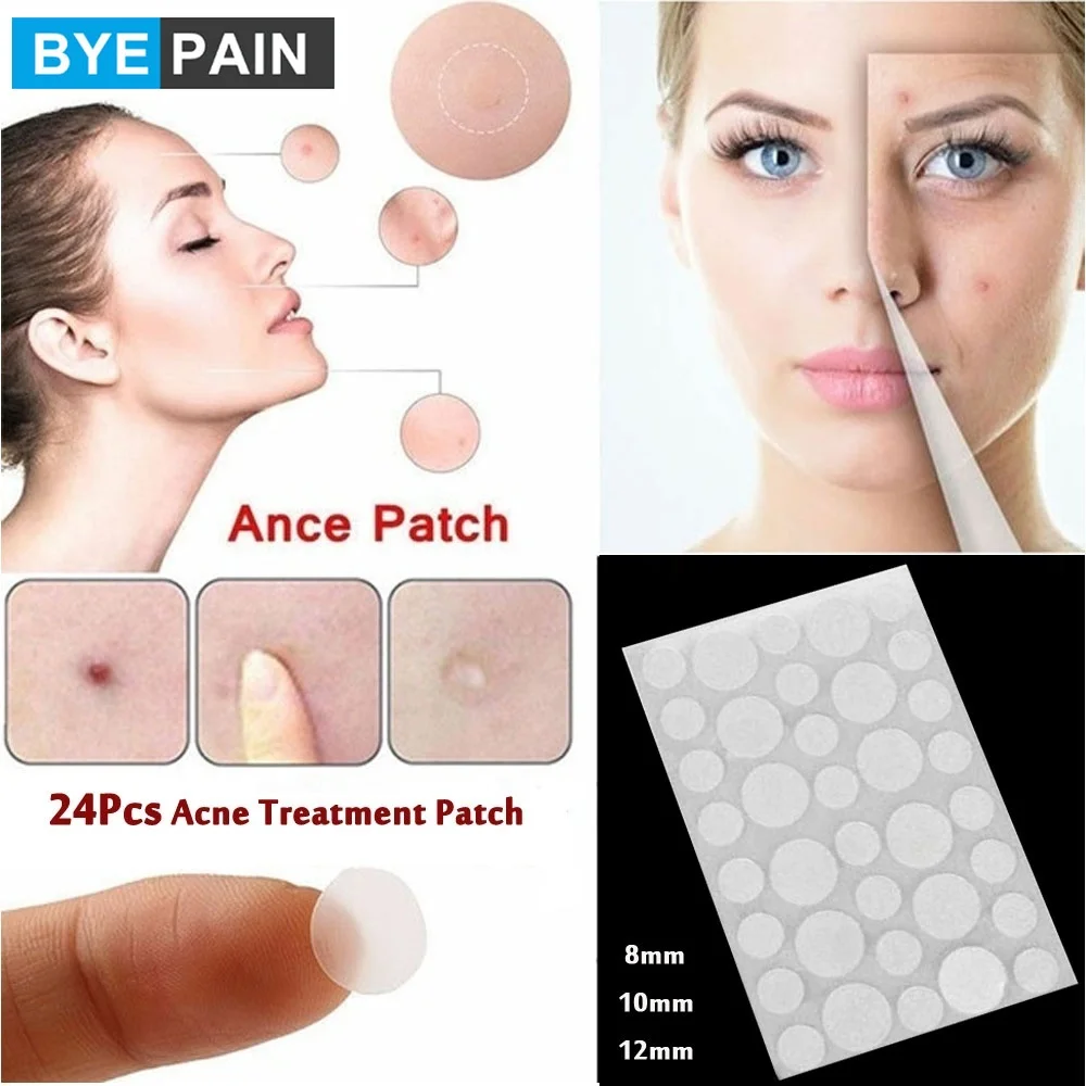24Pcs/Set BYEPAIN Invisible Hydrocolloid Acne Pimple Patch Skin Tag Removal /Blackhead Blemish Removers Facial Care Tool
24Pcs/Set BYEPAIN Invisible Hydrocolloid Acne Pimple Patch Skin Tag Removal /Blackhead Blemish Removers Facial Care Tool
