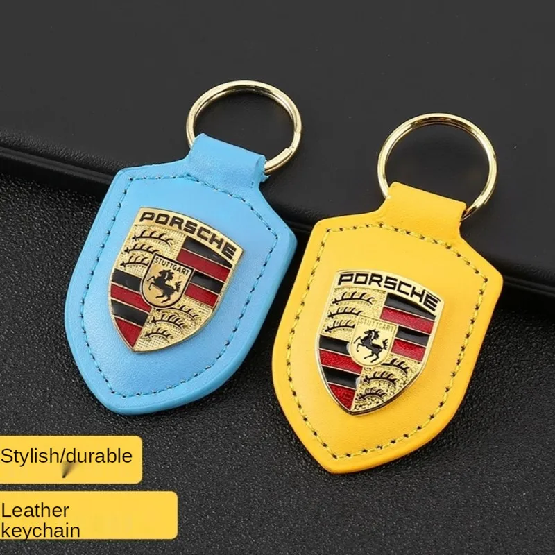 Car Porsche Shield Keychain Metal High-end Net Red Men's and Women's Keyring Ring Home Keychain Pendant Explosive Leather Ideas
Car Porsche Shield Keychain Metal High-end Net Red Men's and Women's Keyring Ring Home Keychain Pendant Explosive Leather Ideas