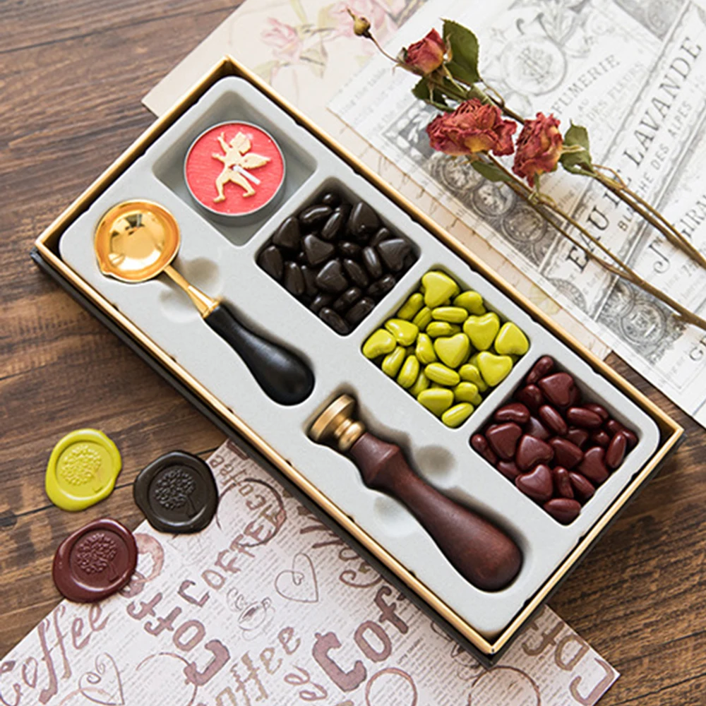 Self-Made Fire Lacquer Seal Set Wax Grain Gift Box Invitation Seal Wax Postmark Seal DIY Detachable Stamp Envelope Wedding Gift
Self-Made Fire Lacquer Seal Set Wax Grain Gift Box Invitation Seal Wax Postmark Seal DIY Detachable Stamp Envelope Wedding Gift