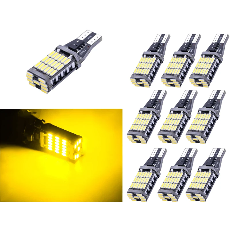 10 шт 12V желтый Canbus T15 4014 45SMD без неисправностей автомобиля светодиодный светильник s лампы автомобиля задние светодиодные лампы стоп светиль...
10 шт 12V желтый Canbus T15 4014 45SMD без неисправностей автомобиля светодиодный светильник s лампы автомобиля задние светодиодные лампы стоп светиль...