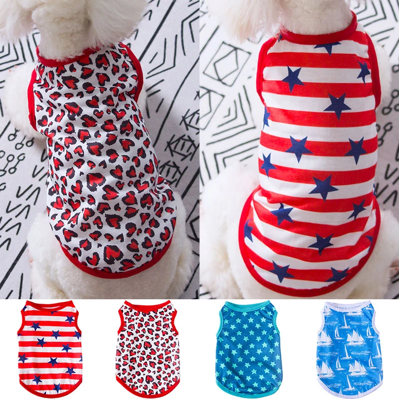 Summer Pet Clothes T-shirt Dog Cat Vest Printed Clothing For Small Medium Dogs Chihuahua Pet Puppy Supplies Vest Shirts XS-XL
Summer Pet Clothes T-shirt Dog Cat Vest Printed Clothing For Small Medium Dogs Chihuahua Pet Puppy Supplies Vest Shirts XS-XL
