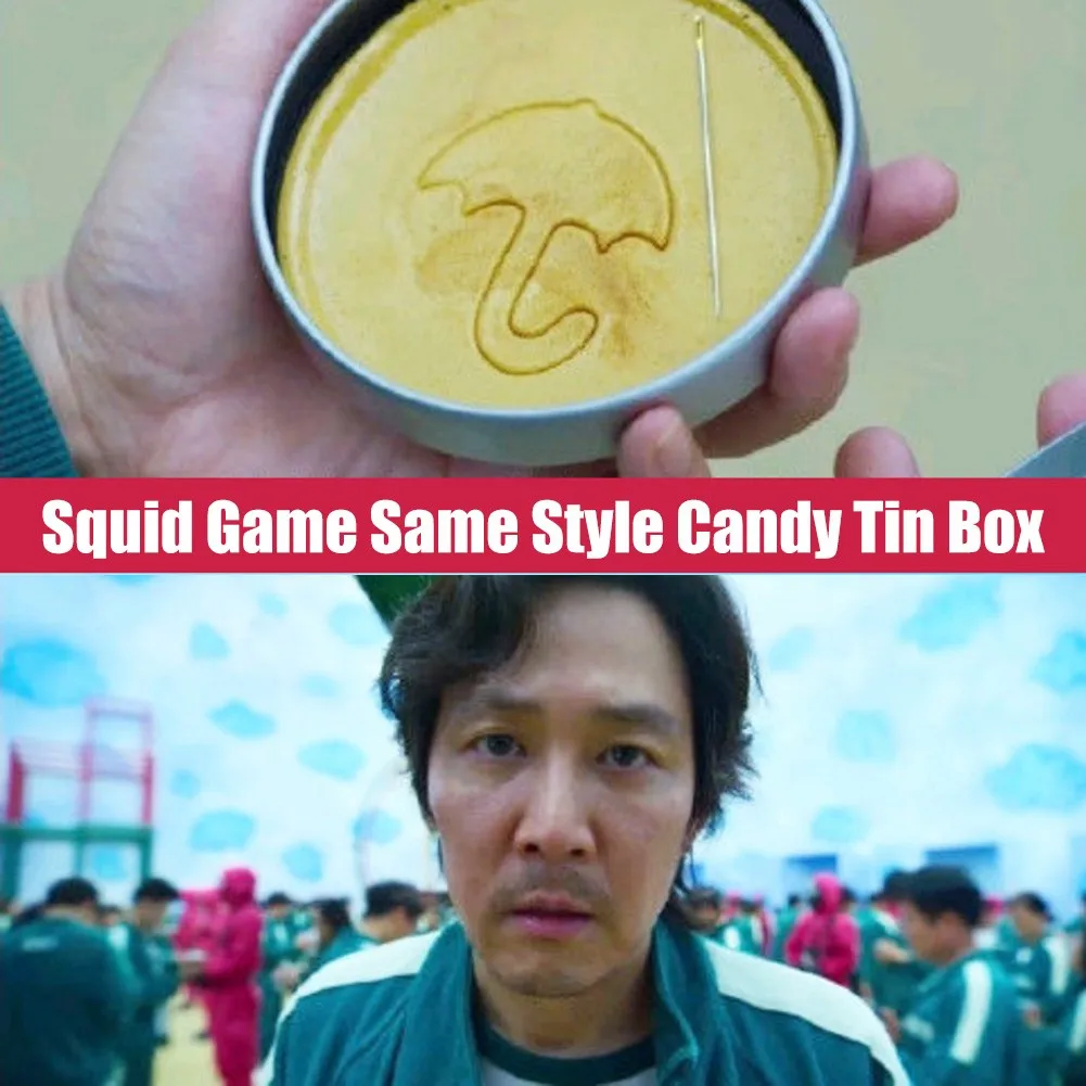 Squid Game Same Style Candy Tinplate Metal Can Chocolate Cookie Cake Baking Mold Tin Box Round Frosted Tinplate Metal Box
Squid Game Same Style Candy Tinplate Metal Can Chocolate Cookie Cake Baking Mold Tin Box Round Frosted Tinplate Metal Box