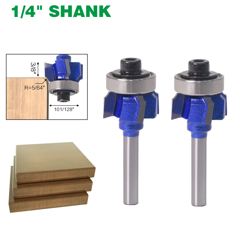 1PC 1/4" 6.35MM Shank Milling Cutter Wood Carving R1mm R2mm R3mm Trimming Knife Edge Trimmer 4 Teeth Wood Router Bit Woodworking 
1PC 1/4" 6.35MM Shank Milling Cutter Wood Carving R1mm R2mm R3mm Trimming Knife Edge Trimmer 4 Teeth Wood Router Bit Woodworking
